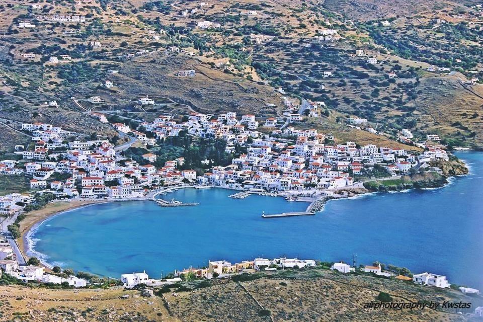 Villa Bonatsa Andros Home Bací Kültér fotó